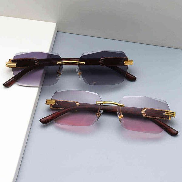 luxury brand designer square rimless sunglasses women men fashion vintage travel wooden sun glasses metal shades, White;black
luxury brand designer square rimless sunglasses women men fashion vintage travel wooden sun glasses metal shades, White;black