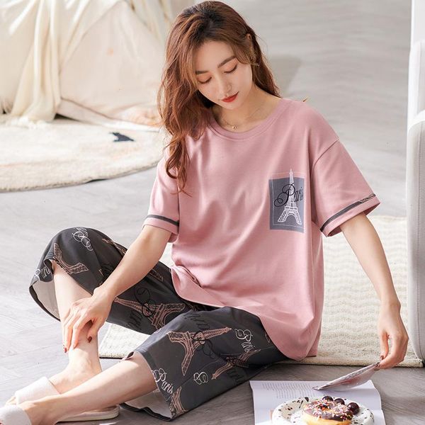 4xl 100 cotton pajamas womens summer short-sleeved sleepwear loose casual home suit, Black;red
4xl 100 cotton pajamas womens summer short-sleeved sleepwear loose casual home suit, Black;red