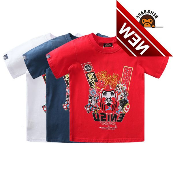 bell & bap summer middle school children's fashion brand clothing fushen origin pattern men's and women's t-shirt, White;black
bell & bap summer middle school children's fashion brand clothing fushen origin pattern men's and women's t-shirt, White;black