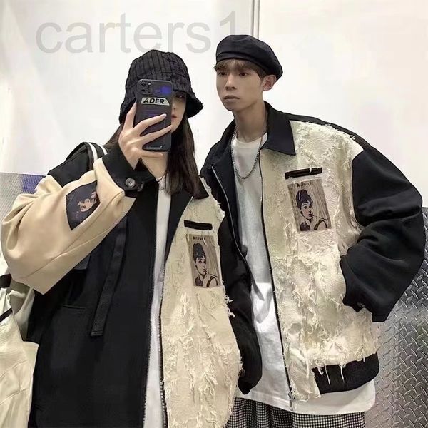 women's jackets designer 2022 new style academy patchwork work coat female student loose turtleneck jacket 8315, Black;brown
women's jackets designer 2022 new style academy patchwork work coat female student loose turtleneck jacket 8315, Black;brown