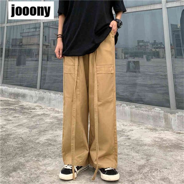 casual pants men cargo pants cotton loose trousers mens long waist strap pants overalls multi pocket straight joggers homme t220803, Black
casual pants men cargo pants cotton loose trousers mens long waist strap pants overalls multi pocket straight joggers homme t220803, Black