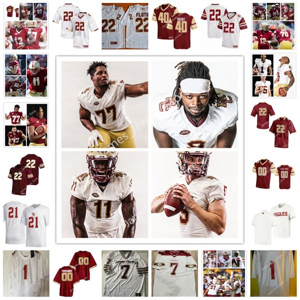 ncaa doug flutie jersey custom boston college stitched football jerseys 84 taji johnson 15 ethon williams 27 kam arnold 28 shawn asbury ii j, Black