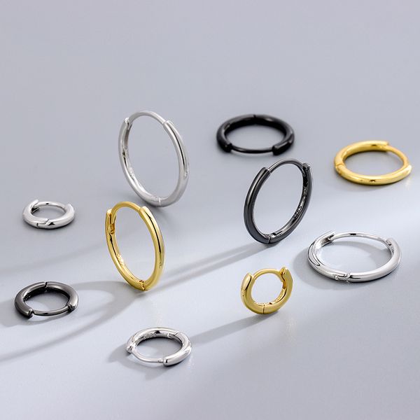 mix sizes geometric circle hoops earrings for women 100% 925 sterling silver hoop earrings diameter 10/12/14/16/18/20 mm, Golden;silver
mix sizes geometric circle hoops earrings for women 100% 925 sterling silver hoop earrings diameter 10/12/14/16/18/20 mm, Golden;silver