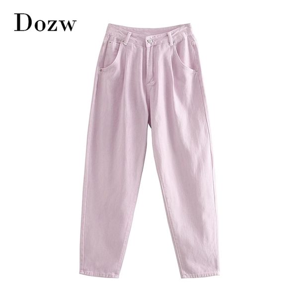 pink color high waist harem pants lady pleated casual loose trousers solid full length denim jeans female pantalon 210515, Blue
pink color high waist harem pants lady pleated casual loose trousers solid full length denim jeans female pantalon 210515, Blue