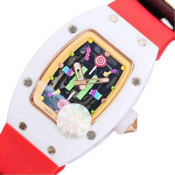 watches wristwatch luxury richa milles designer small and versatile white ceramic cotton candy watch fully automatic mechanical tape litera, Slivery;golden
watches wristwatch luxury richa milles designer small and versatile white ceramic cotton candy watch fully automatic mechanical tape litera, Slivery;golden