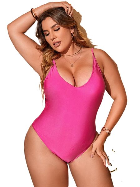 plus tie back one piece swimsuit x1ot#, White;black
plus tie back one piece swimsuit x1ot#, White;black