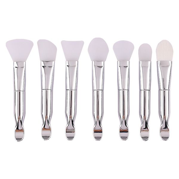 double heads aluminum handle facial mask brushes foundation scraper makeup silicone mask brush with scoop
double heads aluminum handle facial mask brushes foundation scraper makeup silicone mask brush with scoop