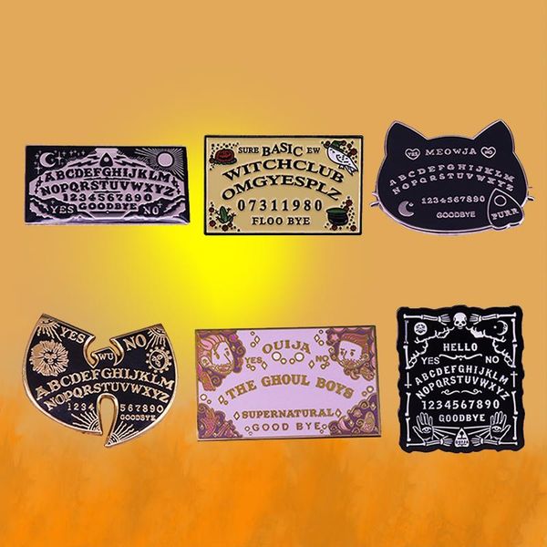 pins, brooches ouija board enamel pin collection metal brooch occult witch pagan badge, Gray
pins, brooches ouija board enamel pin collection metal brooch occult witch pagan badge, Gray