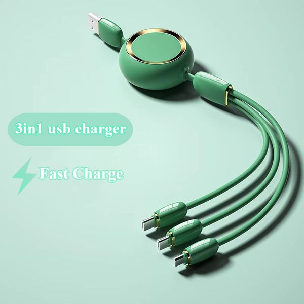 3 in 1 fast charger 3a usb cables retractable type c micro cord quick charging for iphone 11 12 13 huawei samsung
3 in 1 fast charger 3a usb cables retractable type c micro cord quick charging for iphone 11 12 13 huawei samsung