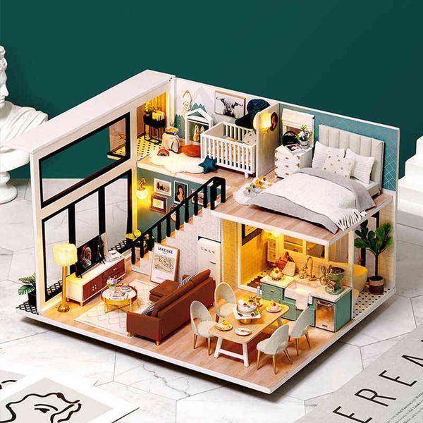 cutebee diy dollhouse wooden doll houses miniature doll house furniture kit casa music led toys for children birthday gift l31 aa220325
cutebee diy dollhouse wooden doll houses miniature doll house furniture kit casa music led toys for children birthday gift l31 aa220325