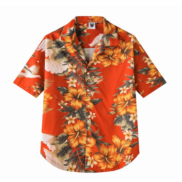 european and american men's wear summer 2022 new short sleeve suit collar single breasted floral print fashion shirt, White;black
european and american men's wear summer 2022 new short sleeve suit collar single breasted floral print fashion shirt, White;black