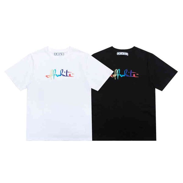factory direct sales new trendy luxury brand short sleeves summer ow gradient letters sleeve t-shirt simple style casual men's women�, White;black
factory direct sales new trendy luxury brand short sleeves summer ow gradient letters sleeve t-shirt simple style casual men's women�, White;black