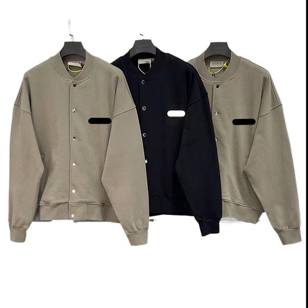 men's thin coat jacket baseball uniform100% cotton fog double line back reflective double row high street loose tide men and women soli, Black;brown
men's thin coat jacket baseball uniform100% cotton fog double line back reflective double row high street loose tide men and women soli, Black;brown