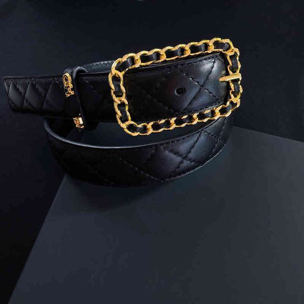 belts style small fragrance square buckle belt women's chain lingge little sheepskin temperament celebrity with jeans skirt, Black;brown
belts style small fragrance square buckle belt women's chain lingge little sheepskin temperament celebrity with jeans skirt, Black;brown