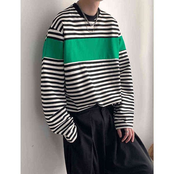 2022 men's loose stripe printing coats long sleeve hoodies cotton casual sweatshirts color stitching pullover plus size m-xl t220726, Black
2022 men's loose stripe printing coats long sleeve hoodies cotton casual sweatshirts color stitching pullover plus size m-xl t220726, Black