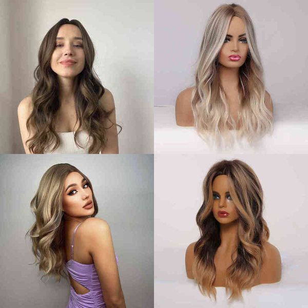 fashion fake hair with big waves dyed brown long curly headwear women wigs 220527, Black
fashion fake hair with big waves dyed brown long curly headwear women wigs 220527, Black
