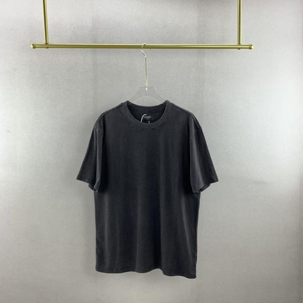 22ss solid color basic style cotton eu size t shirt men women high street summer clothes, White;black
22ss solid color basic style cotton eu size t shirt men women high street summer clothes, White;black