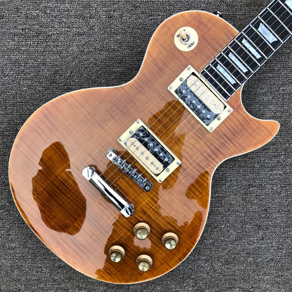 rosewood fingerboard electric guitar, chrome hardware, flame maple red back, solid mahogany body guitar, 02
rosewood fingerboard electric guitar, chrome hardware, flame maple red back, solid mahogany body guitar, 02