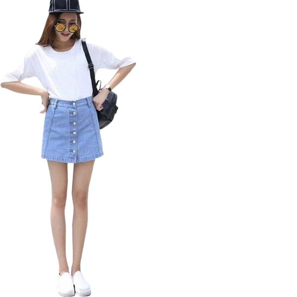 summer women denim shorts skirt fashion slim high waist trousers woman vintage single-breasted a-line mini jean skirts t9iv#, Black
summer women denim shorts skirt fashion slim high waist trousers woman vintage single-breasted a-line mini jean skirts t9iv#, Black