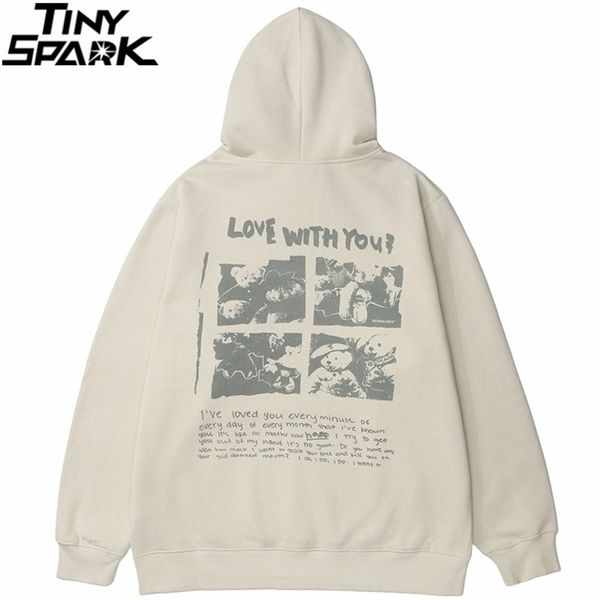 hip hop hoodie streetwear sweatshirt men bear letter print harajuku autumn cotton fleece hooded pullover sweat shirt 220325, Black
hip hop hoodie streetwear sweatshirt men bear letter print harajuku autumn cotton fleece hooded pullover sweat shirt 220325, Black