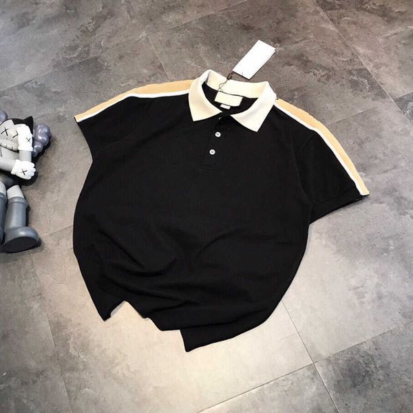 men's polo shirts fashion brand ribbon short sleeve polo shirt women's summer new loose casual couple stitched letter embroidery b, White;black
men's polo shirts fashion brand ribbon short sleeve polo shirt women's summer new loose casual couple stitched letter embroidery b, White;black