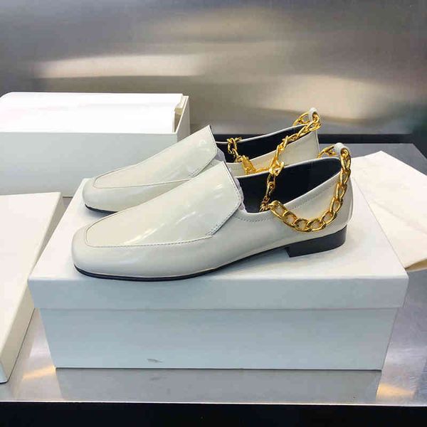 dress shoes spring and summer style square head metal foot chain single shoes lefu flat bottom casual, Black
dress shoes spring and summer style square head metal foot chain single shoes lefu flat bottom casual, Black