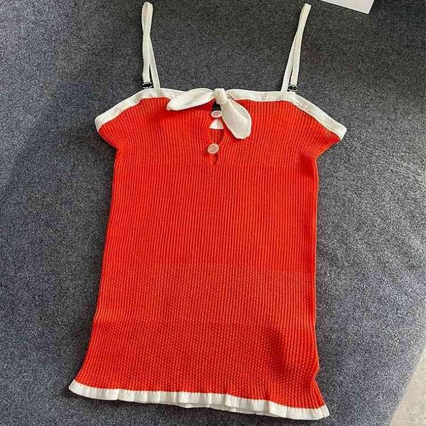 c high version 22 summer bow knit suspender slim fit solid color one line collar vest bottomed cotton nyjf, Black;white
c high version 22 summer bow knit suspender slim fit solid color one line collar vest bottomed cotton nyjf, Black;white