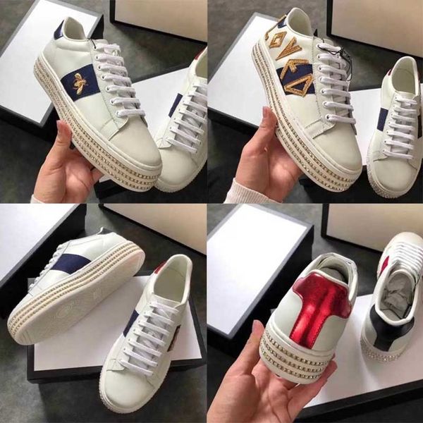 designer brand casual shoes stripe white leather ace series fashionista stripe embroidery personality snake tiger and red green letter sneak, Black
designer brand casual shoes stripe white leather ace series fashionista stripe embroidery personality snake tiger and red green letter sneak, Black