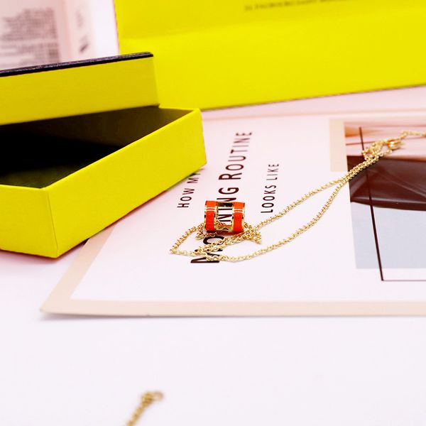 luxury designer womens pendant necklace with box charm fashion enamel ceramics 925s crystal jewelry hh orange letter designer love necklaces, Silver
luxury designer womens pendant necklace with box charm fashion enamel ceramics 925s crystal jewelry hh orange letter designer love necklaces, Silver