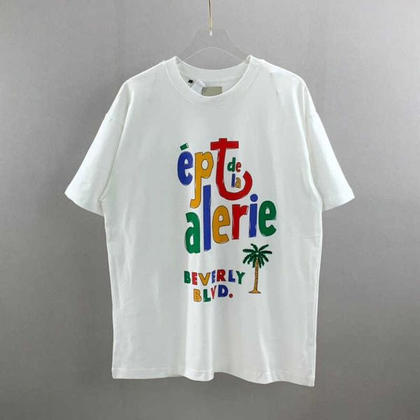 22ss spring summer america fashion colorfull letters print t shirt men women coconut tree tee street casual cotton tshirt, White;black
22ss spring summer america fashion colorfull letters print t shirt men women coconut tree tee street casual cotton tshirt, White;black