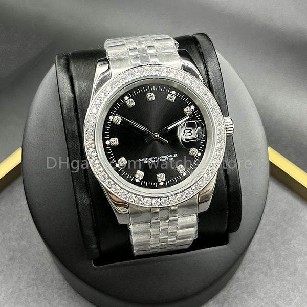 watchsc - 41mm 36mm automatic mechanical mens watches bezel stainless steel diamond 31mm 28mm lady watches waterproof luminous classic wrist, Slivery;brown
watchsc - 41mm 36mm automatic mechanical mens watches bezel stainless steel diamond 31mm 28mm lady watches waterproof luminous classic wrist, Slivery;brown