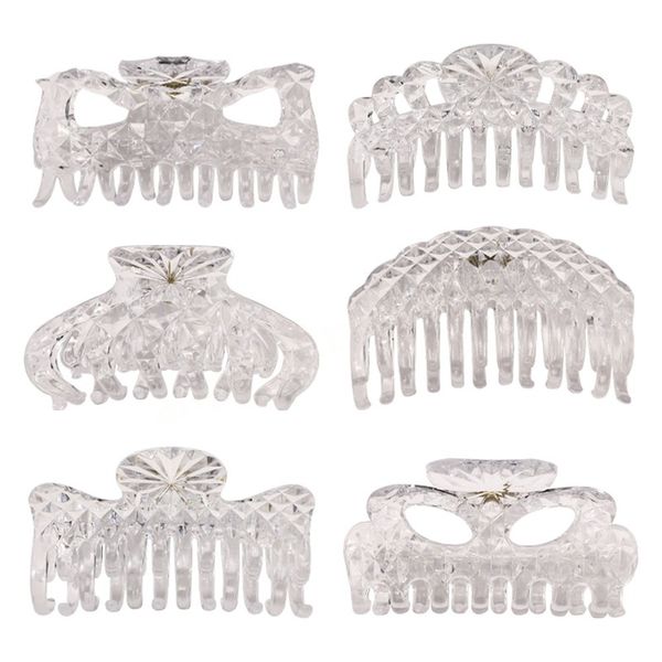 woman girls transparent hair claws women hair clips hairpins hair accessories headwear barrettes, Slivery;white
woman girls transparent hair claws women hair clips hairpins hair accessories headwear barrettes, Slivery;white