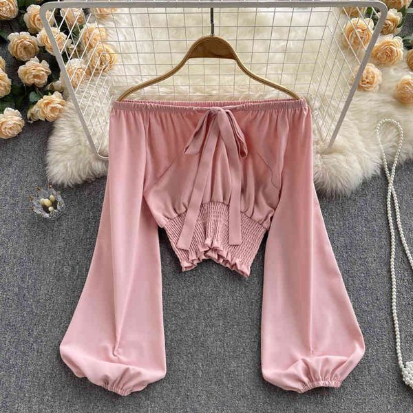 women's blouses & shirts temperament one shoulder shirt design sense of minority 2022 spring short bandage small long sleeve chiffon 7p, White
women's blouses & shirts temperament one shoulder shirt design sense of minority 2022 spring short bandage small long sleeve chiffon 7p, White