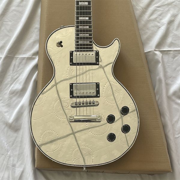 lp custom electric guitar silver mirror body two pick-up body silver white accessories guitars guitarra
lp custom electric guitar silver mirror body two pick-up body silver white accessories guitars guitarra