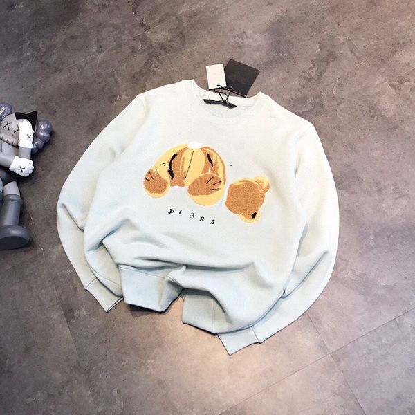 women's hoodies & sweatshirts designer autumn 2021 correct version peacock blue headless bear towel embroidered round neck sweater men&, Black
women's hoodies & sweatshirts designer autumn 2021 correct version peacock blue headless bear towel embroidered round neck sweater men&, Black