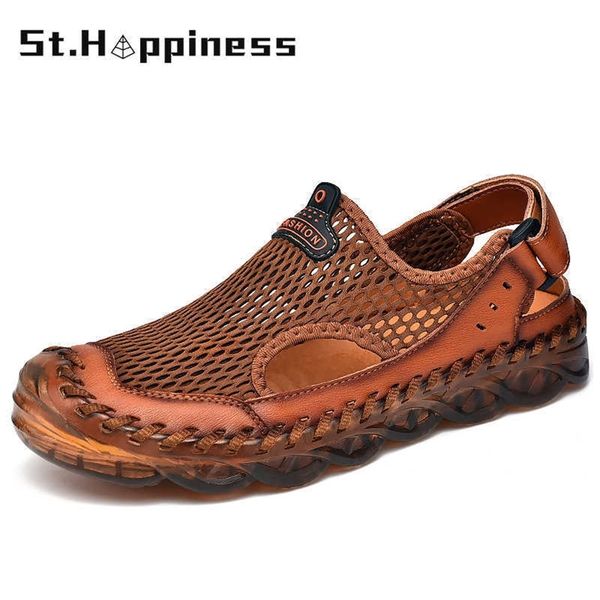summer mens handmade mesh sandals brand classic black beach sandals fashion casual sports outdoor slippers big size 210624
summer mens handmade mesh sandals brand classic black beach sandals fashion casual sports outdoor slippers big size 210624