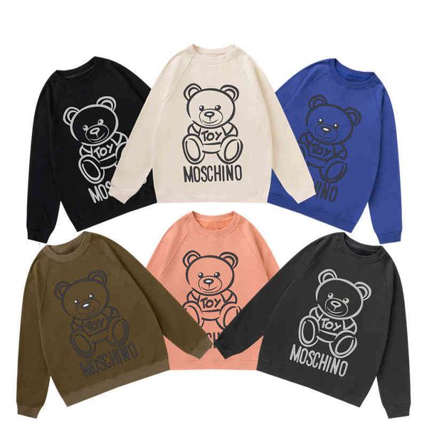 men's hoodies & sweatshirts spring loose casual letter cartoon bear print round neck pullover long sleeve sweater for men and women o7g, Black
men's hoodies & sweatshirts spring loose casual letter cartoon bear print round neck pullover long sleeve sweater for men and women o7g, Black