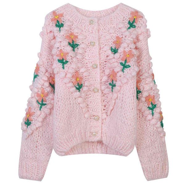 women's sweaters 2022 spring and autumn flower embroidery button sweet celebrity slim fitting round neck knitted cardigan year sweater, White;black
women's sweaters 2022 spring and autumn flower embroidery button sweet celebrity slim fitting round neck knitted cardigan year sweater, White;black