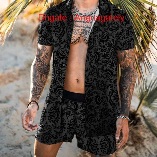 men's fashion casual shirts tracksuit hawaiian sets t-shirts printing luxury summer swim short sleeve button men shirt suit vacation be, White;black
men's fashion casual shirts tracksuit hawaiian sets t-shirts printing luxury summer swim short sleeve button men shirt suit vacation be, White;black