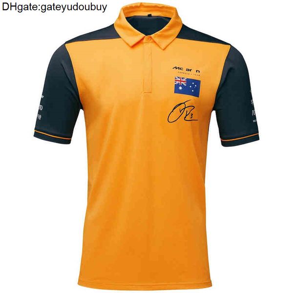 summer f1 formula one mclaren team theme commemorative polo racing fan shirt short sleeve gulf oil co-branded blue driver, White;black
summer f1 formula one mclaren team theme commemorative polo racing fan shirt short sleeve gulf oil co-branded blue driver, White;black