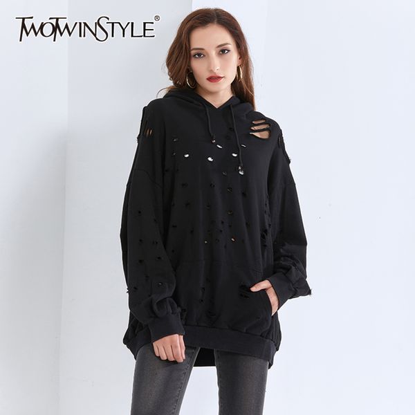 hollow out high street sweatshirt for women hooded collar long sleeve casual black sweatshirts female fashionable 210423
hollow out high street sweatshirt for women hooded collar long sleeve casual black sweatshirts female fashionable 210423