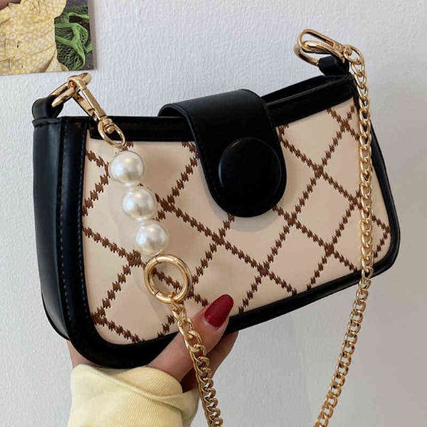 pearl chain zipper shoulder crossbody bags for women 2021 pu leather women's designer luxury handbag female travel messenger bag g22050
pearl chain zipper shoulder crossbody bags for women 2021 pu leather women's designer luxury handbag female travel messenger bag g22050