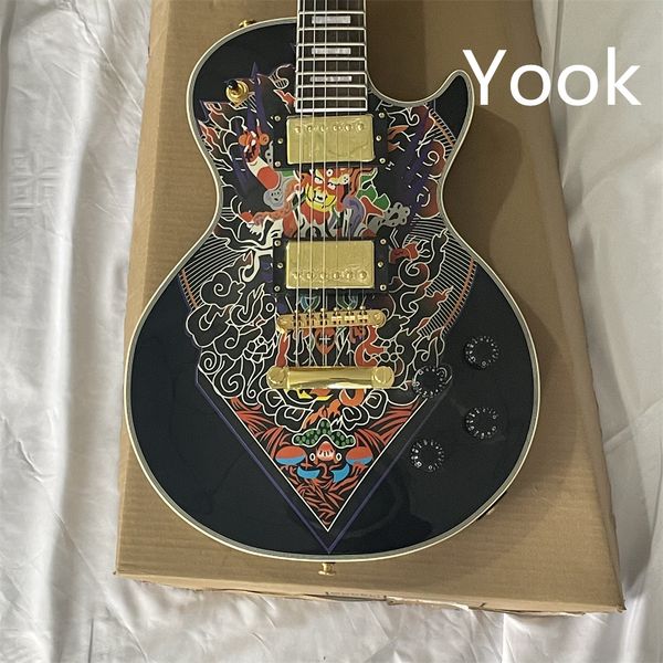 in stock lp custom shop black guitar with large pattern electric guitar custom shop guitarra guitars
in stock lp custom shop black guitar with large pattern electric guitar custom shop guitarra guitars