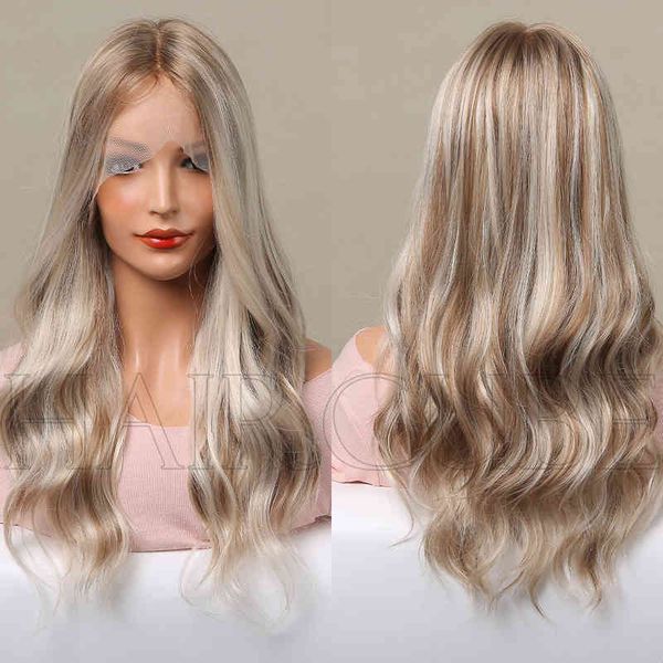 nxy wigs t-type front lace women's wig headcover wigs 22inch split blonde long curl 220530, Black
nxy wigs t-type front lace women's wig headcover wigs 22inch split blonde long curl 220530, Black