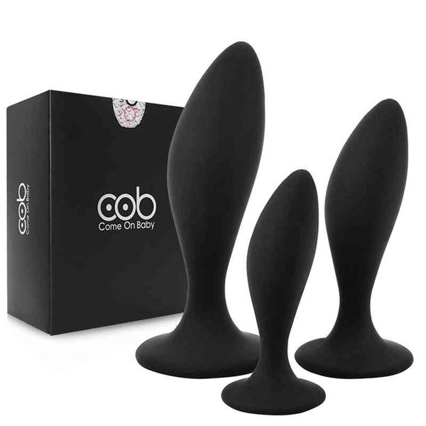 new fashion couples couple products designer ladies wholesale plugs training set silicone suction toys for women male massager plug gay toy, Silver
new fashion couples couple products designer ladies wholesale plugs training set silicone suction toys for women male massager plug gay toy, Silver