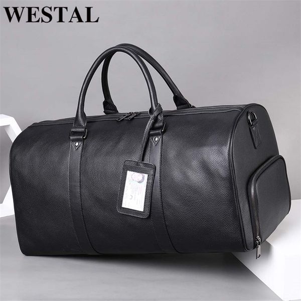 westal100% genuine leather men women travel bag real carry-on hand luggage s shoulder big s male 220509
westal100% genuine leather men women travel bag real carry-on hand luggage s shoulder big s male 220509