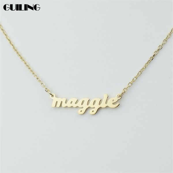 dainty tiny first name custom nameplate pendant stainless steel necklace for women fashion personalized jewelry mother kidsgift 220718, Silver
dainty tiny first name custom nameplate pendant stainless steel necklace for women fashion personalized jewelry mother kidsgift 220718, Silver