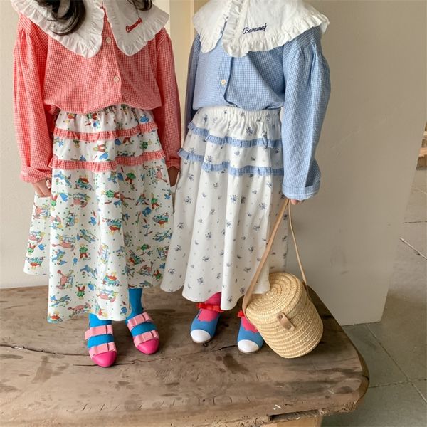 children skirt autumn girl cotton fashion long length stitching lace skirts toddler baby floral little prince sanding skirt 220609, Blue
children skirt autumn girl cotton fashion long length stitching lace skirts toddler baby floral little prince sanding skirt 220609, Blue