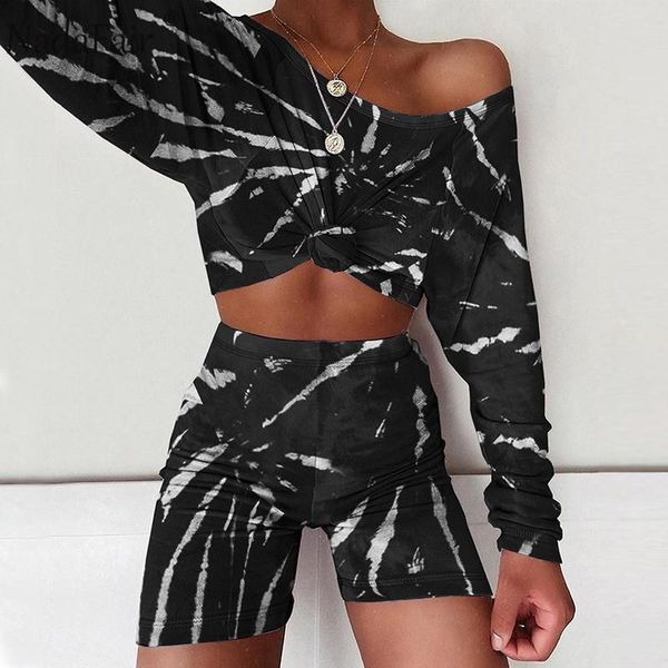 tshirt women tracksuits nadafair tie dye short set women outfits casual long sleeve and biker aa, Gray
tshirt women tracksuits nadafair tie dye short set women outfits casual long sleeve and biker aa, Gray