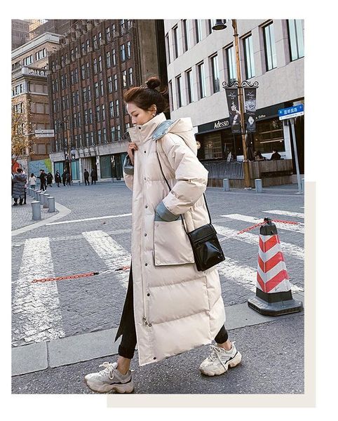 korean casual mid-length down padded jacket women's long section over the knee 2022 new loose and thick fashion bread jacket, Black
korean casual mid-length down padded jacket women's long section over the knee 2022 new loose and thick fashion bread jacket, Black